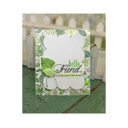 iCraft Deco Foil, 5 Transfer Sheets, 6" x 12", Spring Green - color: Spring Green, size: 6in X 12in