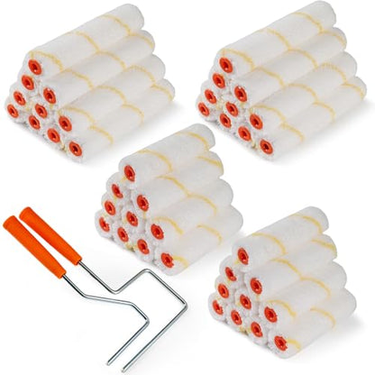 Microfiber Paint Roller, 4 Inch and 6 Inch, 40 Pack - size: 4 Inch & 6 Inch,40 Pack