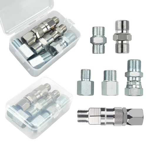 6Pcs Sprayer Joint Set Spray Gun Swivel Joint and Paint Hose Connector Accessories for Airless Paint Sprayer - size: B-6 size sprayer joints