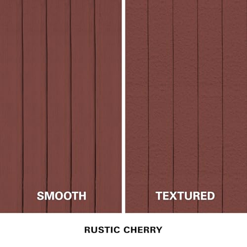 KILZ Over Armor Smooth Solid Coating Resurfacer, Rustic Cherry, 1 Gallon - color: Rustic Cherry, style: Smooth