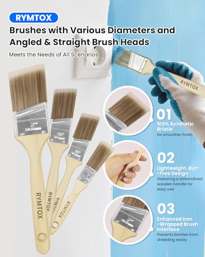 33PCS Complete Paint Roller Kit with Extension Pole & Carry Bag