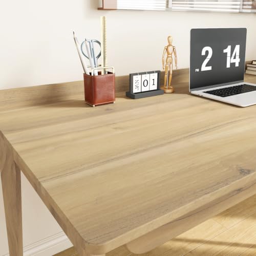 Livelynine 15.8x197 White Oak Wood Grain Contact Paper Peel and Stick Countertop Vinyl Wrap Heat Resistant Waterproof Wooden Wallpaper Waterproof Kitchen Cabinet Covers Removable Maple Veneer Sheet - size: 15.8"W x 197"L