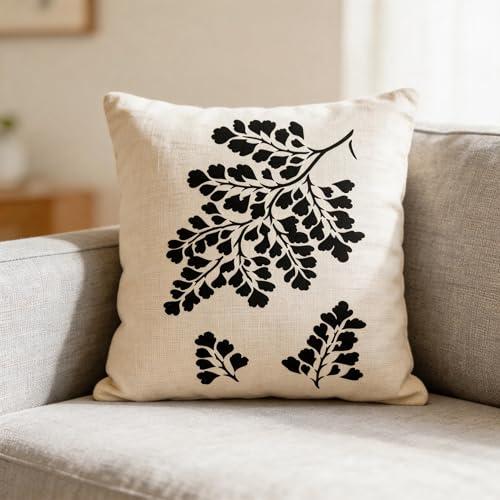 TIAMECH A4 Reusable Maidenhair Fern Leaf Stencil for Painting - color: Maidenhair Fern Leaf