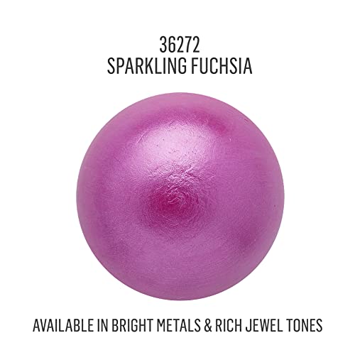 FolkArt Metallic Acrylic Craft Paint, Sparkling Fuschia 2 fl oz Premium Metallic Finish Paint, Perfect For Easy To Apply DIY Arts And Crafts, 36272 - color: Sparkling Fuchsia, size: 2 Fl Oz (Pack of 1)