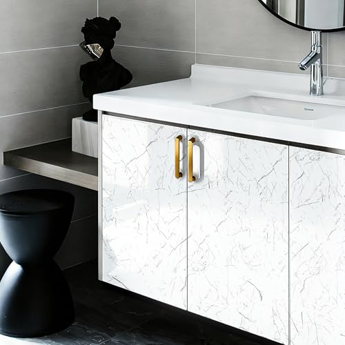 Fititem Marble Contact Paper for Countertop Kitchen Cabinet 15.7”×78.7” - size: 15.7" x 78.7"