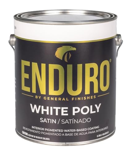 General Finishes Water Based White Poly, 1 Gallon, Satin - color: Satin, size: 128 Fl Oz (Pack of 1)