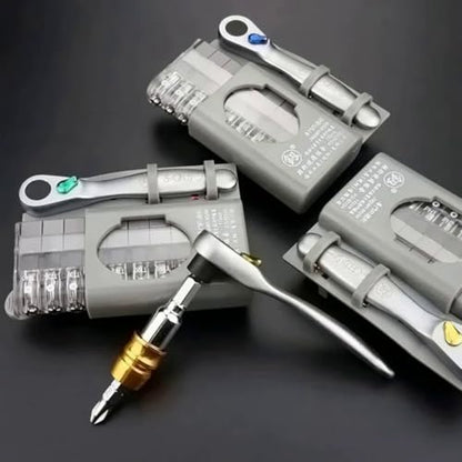 Right Angle Screwdriver, 36-Tooth Mini Ratchet Wrench, Angle Screwdriver for Tight Spaces, Low Profile Offset screwdrivers, Magnetic Ratchet Screwdrivers Repair Tool