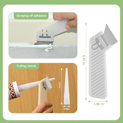 Silicone Caulking Tool Kit, Caulk Remover & Grout Removal Tool