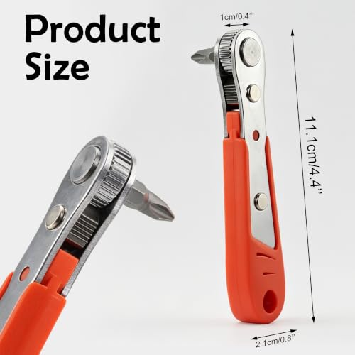 36-Tooth Mini Ratchet Wrench, Right Angle Screwdriver