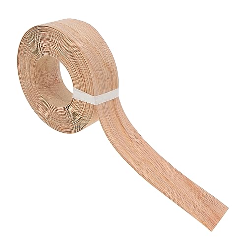 Oak Edge Banding 2 inch x 50ft Roll Wood Veneer Edging Strips Real Tape Banding for Cabinet Furniture Repair