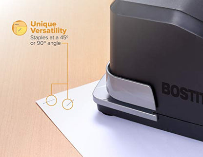 Bostitch Office Impulse Heavy Duty Electric Stapler Value Pack,45 Sheet Capacity,Includes 5,000 Staples & Staple Remover,No-Jam,Faster Stapling,Black,(Pack of 6) - size: 6-Pack