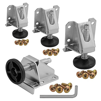 Heavy Duty Adjustable Leveling Feet Ideal for Desks and Tables