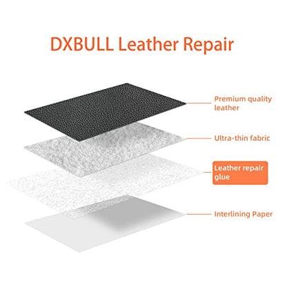 Leather Repair Kit, Large Vinyl Repair Patch for Couches Furniture - color: Black, size: 47.2x78.7 inch