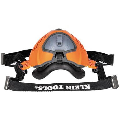 Klein Tools 60552 Reusable P100 Half-Mask Respirator with Replaceable Filters for Dust, Metal Fumes, and Oil Mist, M/L