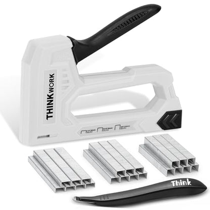 THINKWORK Light Duty Staple Gun - Upholstery Staple Gun for Wood - color: Grey