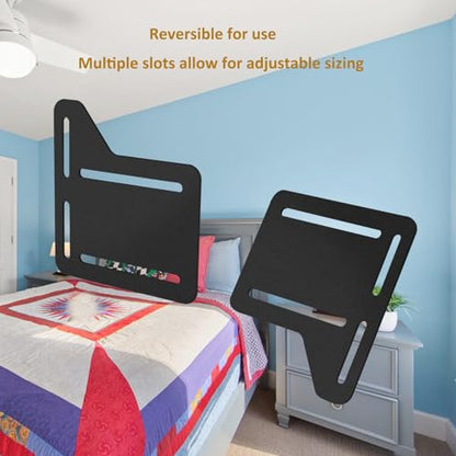 2 Pcs Bed Frame Brackets for Headboard, Bed Frame Adapter Connector, Bed Modification Plate, Bed Frame Conversion Kit, Headboard Attachment Bracket kit for Queen, King and Full Size Beds