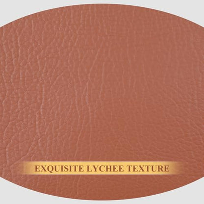 Faux Leather 0.7mm Upholstery Fabric by the Yard 12 Yard Brown - color: Brown, size: 12 Yard