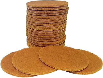Starcke Premium 6 Inch Non Woven Surface Conditioning Discs - for Dry Sanding Countertops, Auto Body Repair, Marine, Paint, Plastics, Metal and Fiberglass (50 Pack, Gold - 1000-1200 Grit) - color: Super Fine, size: 50 Pack