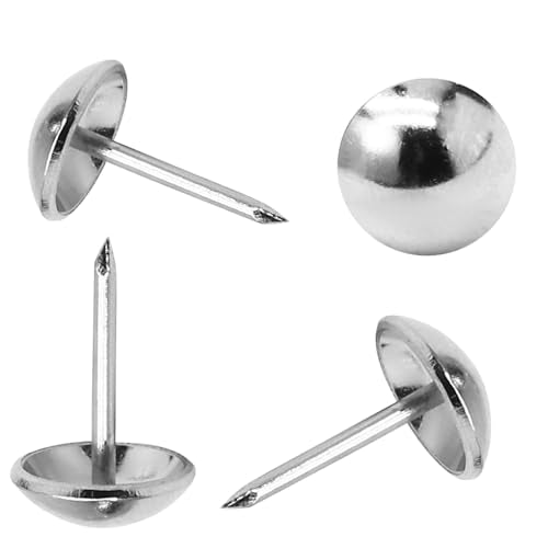 Silver Antique Upholstery Tacks, 200Pcs - color: Silver