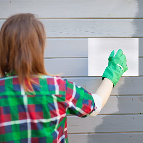 Mudder 20 Pieces Vinyl Siding Repair Kit 6 x 8 in Fence Repair Kit,White B - color: White B