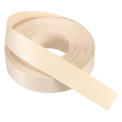 PATIKIL Maple Edge Banding, 1 1/2 Inch x 49.2 ft Wood Veneer Tape Pre-glued Flexible Plywood Edge Banding with Hot Melt Adhesive for Furniture Restoration - color: Maple, size: 1-1/2 Inch x 49 ft