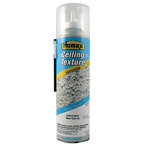 Homax Easy Patch Aerosol Ceiling Texture, Popcorn, 14 oz - style: Ez Patch Popcorn