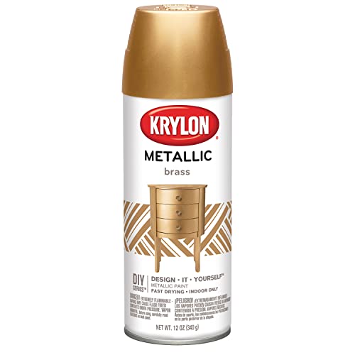 General Purpose Spray Paint Metallic Brass - color: Brass Metallic