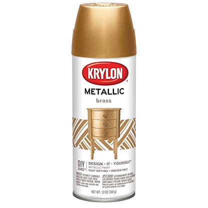 General Purpose Spray Paint Metallic Brass - color: Brass Metallic