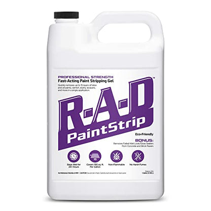 Restore-A- Deck R-A-D PaintStrip - Solid Stain & Brick Paver/Stamped Concrete Stripper 1-Gallon