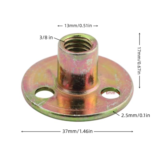 4PCS Furniture Installation Metal Board Hardware Bottom Plate for Securing Table/Chair/Sofa/Cabinet Leg