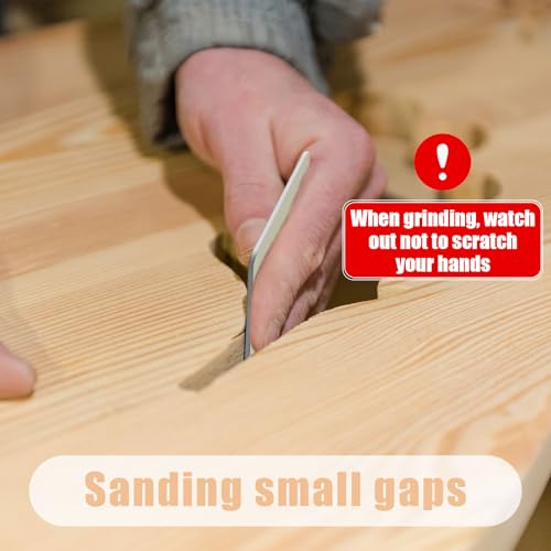 Honoson 15 Pcs 2x2 Inch Sanding Pads Padded Double Sided Polishing Pads Kit