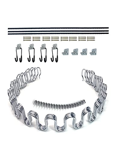 Kaupuar 25" 26" 27" Sofa Upholstery Spring Replacement Kit for Couch Support Recliner Parts Chair Glider Rocker Furniture fix Sagging seat Repair (25.5 inch) - size: 25.5 inch 4 pieces