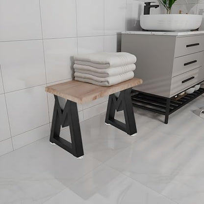 16 Inch Metal Bench Coffee Table & Desk Legs - Modern Industrial Furniture Feets, DIY Dining/Side Table Legs (Diamond Shape,2PCS) ﻿ - size: 16 '' V Shape