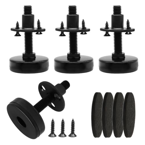 LALOFE Furniture Leveling Feet, 3/8"-16 Thread, 2.7 Inch, 4 Pack - size: LONG, 4 Pack