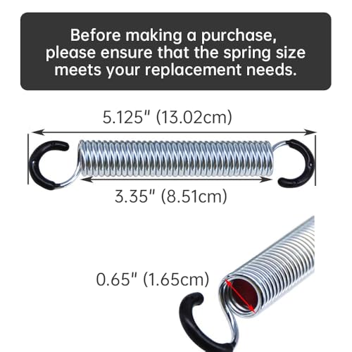 Yoogu 5-1/8 inch Overall Length Recliner Chair Springs Replacement | 2 PCS - size: 5-1/8 Inch