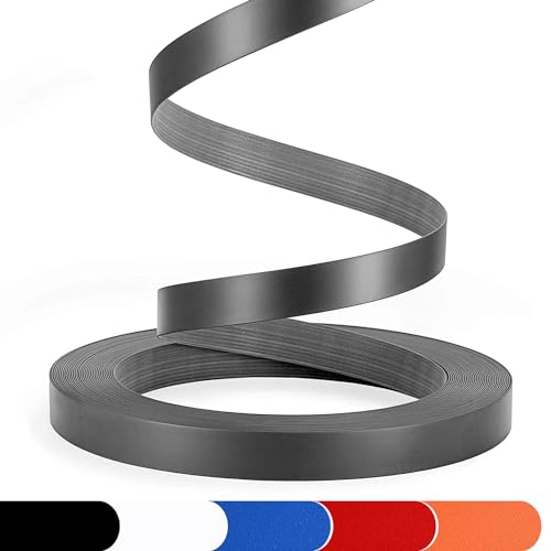 PVC Edge Banding, 2" x 25ft Non Glued Chrome Gray Edge Banding for Table Cabinet Furniture Trim - color: Gray, size: 2 Inch