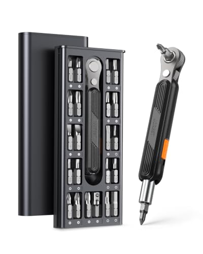 Jorest 24 in 1 Mini Ratchet Screwdriver Set for Tight Spaces