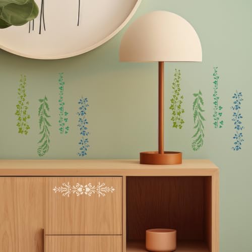 12 Pack Stencils for Crafts Reusable, Border Stencils