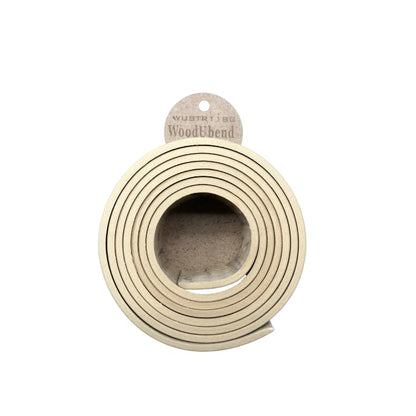 WoodUBend Trim WUB0118IE 208x5.7cm Heat Bendable & Flexible Wood Trims - DIY Craft, Furniture & Home Decor - Easy to Apply & Paint - Versatile, Reusable & Durable - size: 208x5.7cm