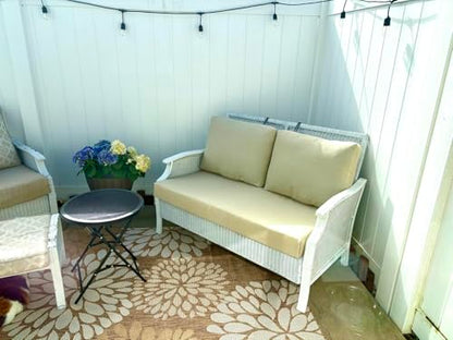 FLYMEI Patio Cushion Covers 48x24x5, Beige, 1Packs - color: Beige, size: 48x24x5-1Packs-Cover Only