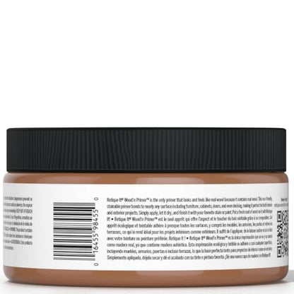 Retique It Wood'n Primer - Paint it then stain it - Stainable Wood Fiber Paint (Dark Wood, Small) - color: Dark Wood, size: 8 Fl Oz (Pack of 1)