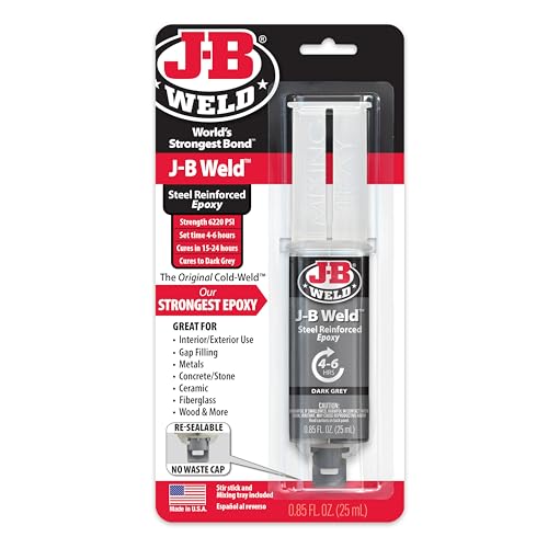 J-B Weld 50165 25ml Epoxy Syringe, Plain - size: 25ml - 1 Pack