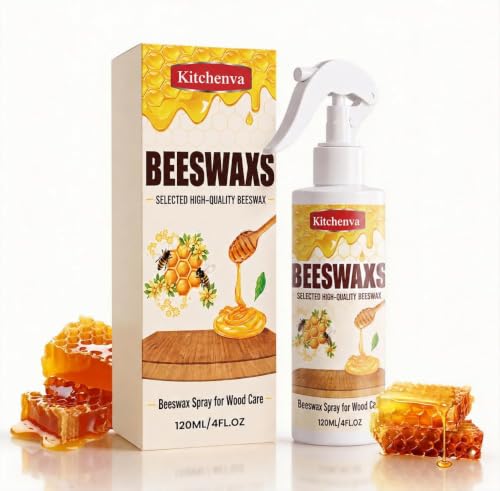 Wood Polish Beeswax Conditioner, Restore Furniture Floor Table, Nourish dry