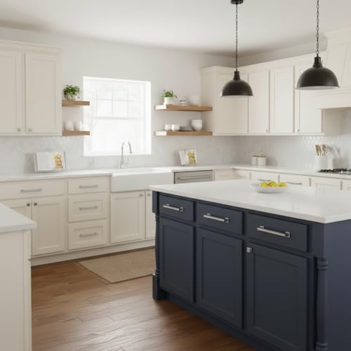 Alzassbg 3" Brushed Satin Nickel Cabinet Pulls 10 Pack, AL3071SN - color: Brushed Satin Nickel, size: 3" Hole Center