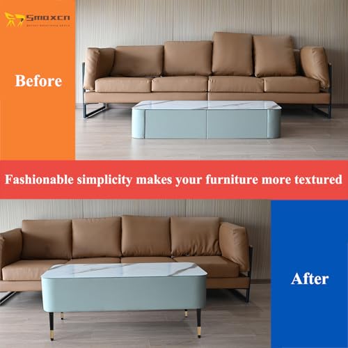 4pcs 9 7/8 inch (25cm) Black & Gold Metal Furniture with Level Feet - color: Black Gold, size: 9 7/8 inch
