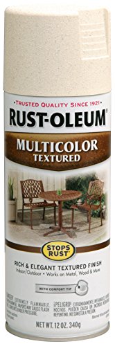 Rust-Oleum Stops Rust Multi-Color Textured Spray Paint, Caribbean Sand - color: Caribbean Sand, size: 12 Ounce (Pack of 1)