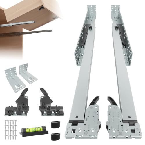 5Pair(10Pack) 21 Inch Undermount Drawer Slides with Rear Mount Bracket - size: 21 Inch