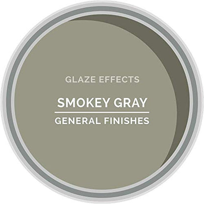 General Finishes Water Based Glaze Effects, 1 Quart, Smokey Gray - color: Smokey Gray, size: 32 Fl Oz (Pack of 1)