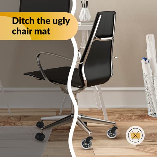 10 Pack Office Chair Wheels, Universal Replacement Casters for Desk Chairs - style: Clear - 10 Pack