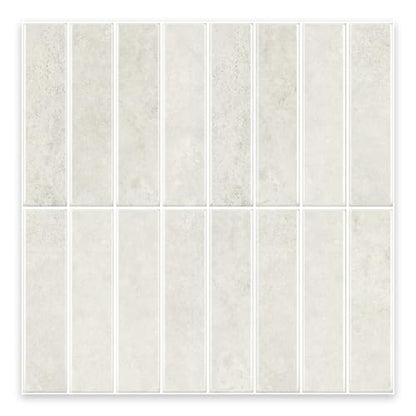 10 Sheets Thicker Design Peel and Stick Backsplash for Kitchen and Bathroom, 11.8"x11.8", Ashy Apricot - color: Ashy Apricot